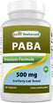 Best Naturals PABA 500 mg 180 Tablets...