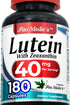 FITO MEDIC'S Lab | lutein |180 Capsules |40 mg| lutein 40mg | lutein and zeaxanthin supplements | concentrate extract | lutein 40 mg | lutein and ...