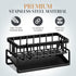 Stainless Steel Sponge Holder for Kitchen Sink Sponge Caddy Sink Organizer with Self Drain Tray and Detachable Dishcloth Rack - Countertop Kitchen...