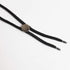 Blank Bolo Tie Parts Kit Round Slide Textured Tips Black Cord DIY Silver Tone Tone Supplies for 4 Ties...