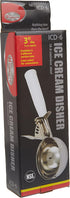Winco ICD-6 No.6 Ice Cream Disher with Plastic Handle, White...