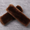 2 Pack Automotive Authentic Sheepskin Car Seat Belt Pads, Soft Shoulder Pad, Neck Cushion Protector, Genuine Natural Merino Wool (Saddle Brown)...