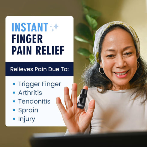 Dr. Frederick's Original Trigger Finger Splint - 2 ct - Mallet Splint & Brace for Arthritis, Injury, & Sprain - Fits Index, Middle, & Ring Fingers...