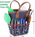 G GOOD GAIN Garden Succulent Kit with Organizer Bag, Indoor Mini Hand Gardening Tool Set, 14 Pieces Tools for Bonsai Planter Miniature Fairy Plant...