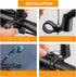 Arkham Bike Mirror for Handlebar HD Bar End Bicycle Mirror Thickened Automotive-Grade Glass for Handlebar Scratch Resistant Safe Rearview Mirror M...