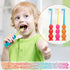 Kids Toothbrush 4 Pack - Soft Bristles with Suction Cup for Easy Storage, Toddler Toothbrush Children Sized Brush Head, Girl & Boy Set...