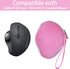 co2CREA Hard Case Replacement for Logitech MX Ergo/ERGO M575 Wireless Trackball Mouse (Pink Case)...