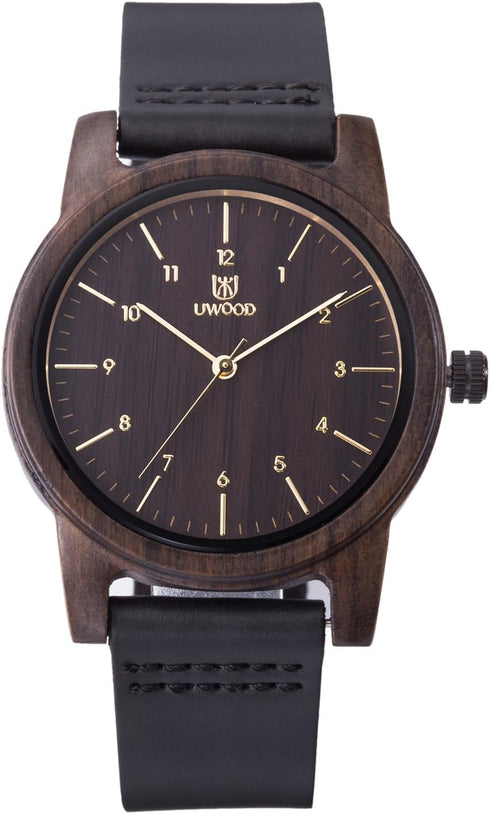 MUJUZE Wood Watch for Men, Mens Wooden Watch, Handmade Lightweight Minimalist Wooden Watches Men Groomsmen Gift with Box...