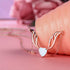 Barzel 18K Rose Gold Plated Created Opal Guardian Angel Necklace for Women, 18 Inches with 2 Inches Extension - Made in Brazil...