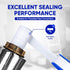 Plumbers Tape, 8 Rolls Teflon Tape 1/2 Inch(W) X 520 Inches(L), Sealant Plumbing Tape, PTFE Teflon Tape Plumbing, Strong Sealing Pipe Tape for Sho...