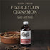Cook's Pure Cinnamon Extract Made From Fine Ceylon Cinnamon, Premium All Natural Cinnamon Extract for Baking, Cooking, Beverages and Candies, 4 oz...