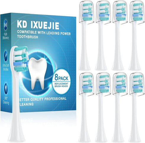 Replacement Toothbrush Heads Compatible with Philips Sonicare - for Electric Toothbrush Brush Heads (Click-on/Snap-on),KD-D2...
