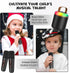 Mini Karaoke Machine for Kids Portable Bluetooth 5.3 Speaker Led Lights with 2 Wireless Microphones Karaoke Gifts for Girls Boys Audlt Birthday Ch...