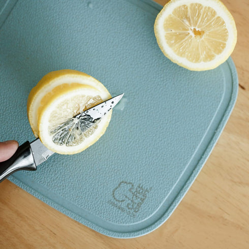 Chef Craft Select Wheat Straw Cutting Board and Knife Set, 10 inch x 7.5 inch, Blue...
