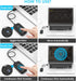 Mouse Jiggler Undetectable for Computer, USB Mouse Mover, Gaming Automatic Continuous and Assistive Click Device, Plug & Play, Simulate Mouse Poin...