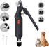 2-in-1 Dog Nail Grinder & Dog Nail Clippers Trimmers for Large Medium Small Dogs Cats Pets Claw Trimmer Quick Sensor and Safety Guard USB Recharge...