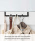 YAMAZAKI home Smart Wide Over the Door Rack, Black...