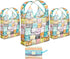 O-WITZ Reusable Grocery Bags | Vibrant Tote Bag For Groceries, Gym, Beach Gear, Toys & More | Washable Design With Large Handles For Maximum Conve...