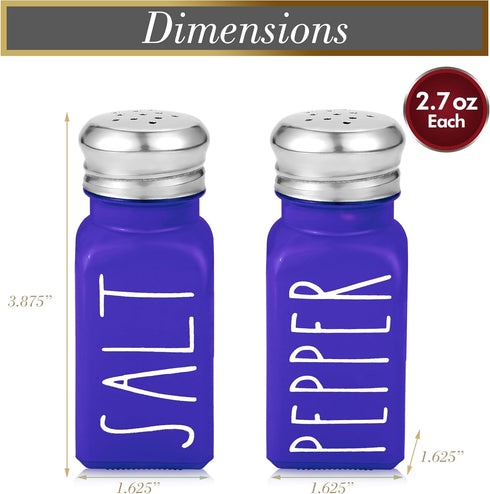 Purple Salt and Pepper Shakers Set by Brighter Barns - Modern Farmhouse Kitchen Decor for Home - Purple Kitchen Decor, Purple Kitchen Accessories ...