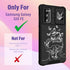 (2in1 for Samsung Galaxy S20 FE Case for Women Cute Girls Cover Butterfly Girly Pretty Kawaii White Butterfly Design with Camera Cover and Ring St...
