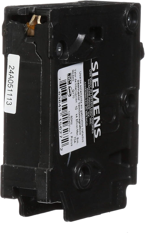 Siemens Q170 70-Amp 1 Pole 120-Volt 10-Kaic Circuit Breaker...