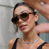 AIEYEZO Retro Square Sunglasses for Women Men Trendy Rectangle Aviator Sun Glasses Vintage 70s Shades...