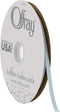 Offray 1/4" Wide Double Face Satin Ribbon, 100 Yards, Light Blue...