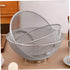 Stainless Steel Rice Basket Noodle Strainer Large Strainer Washing Machine Filter Vegetable Washing Basket Fruits Basket Stainless Steel Washing B...