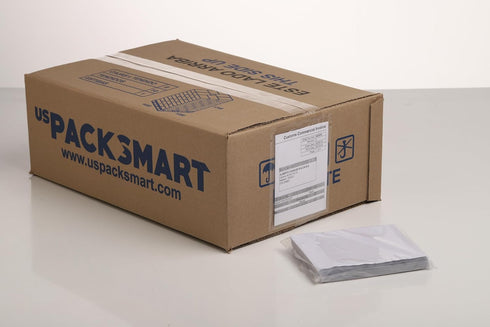 USPACKSMART 100 Units, 4.5"x5.5" Clear Packing List Shipping Label Envelopes - Heavy Duty Adhesive, Ideal for Labels, Invoices & Documents...