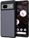 Miimall Compatible for Google Pixel 7a Case, Smooth Frosted Translucent Case Protective Matte Clear Cover Case for Google Pixel 7a 6.1'' 2023, Bla...