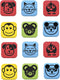 Flipside Student Animal Whiteboard Set Magnetic Eraser, Assorted 12 per...