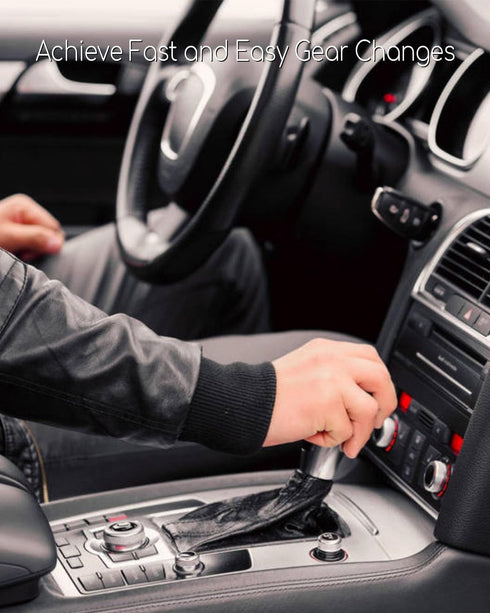 Auto Gear Shift Knob Handle with Button Fit for Ford Fusion 2013 Escort 2015-2019, Car Gear Shifter Lever Selector Replace DG9Z-7213-EA DG9Z-723, ...