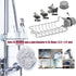 iPstyle Kitchen Sink Caddy Organizer Over Faucet Sponge Holder, Stainless Steel Heavy Duty Thickening Hanging Faucet Drain Rack for Scrubbers, Soa...