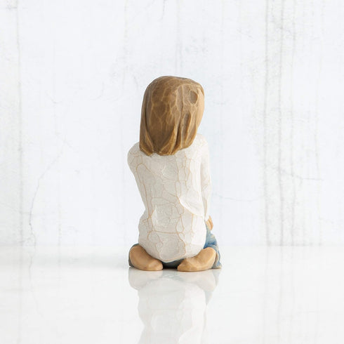 Willow Tree Joyful Child, Nurtured by Your Loving Care, A Reminder of Loving Family Relationships, Closeness, Love, Sculpted Hand-Painted Figure...