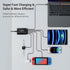 USB C Charging Station Fast Charger, 120W GaN Compact 6 Port Charging Station, USB C Wall Charger Adapter 3 USB C and 3 QC USB A Travel Charger fo...