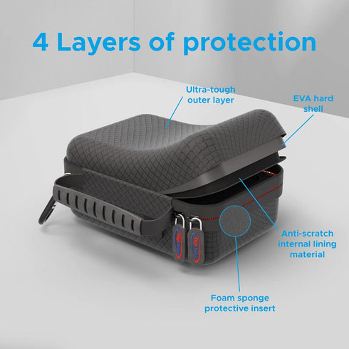 DigiCharge Action Camera Carrying Case for GoPro Hero12 Hero11 Hero10 Max Hero9 / DJI Osmo Action 3 / Hero8 HERO 12 11 Mini 10 9 8 FUSION Akaso EK...