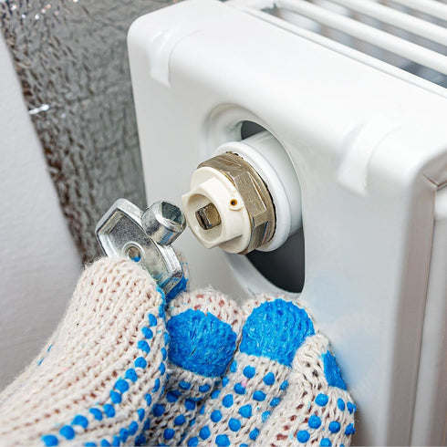 PATIKIL Radiator Valve Keys Set, 9 Pack Zinc Alloy Square Socket Vent Air Valve Key Wrench Plumbing Bleeder Tool for Radiator Heater Faucet, Silve...