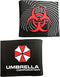 Umbrella Corporation Wallet PU Leather Bi-fold Silicone Wallet for Men (style B)...