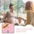 Portable Changing Pad for Baby, Compact Waterproof Diaper Mat with Built-in Cushion, Pink...