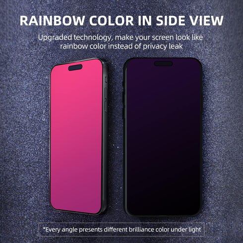 EGKimBa Privacy Screen Protector compatible with iPhone 15 Series (iPhone 15 Pro Max 2 Packs)...