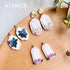 Keoker Flower Petal Clay Cutters - Flower Petals Clay Cutters for Earrings Making, 6 Shapes with Petal Press Polymer Clay Molds, Clay Cutters for ...