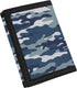 Blue Camo Print Kids Wallet for Boys Girls Teens Trifold Canvas Wallet for Men Women Army Camouflage Wallets Credit Card Holder...