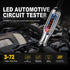 Upgraded 3-72V Digital Automotive LED Circuit Tester, DC Voltage Test Light with Voltmeter & Portable Spring Wire, Vehicle Circuits Low Voltage Li...