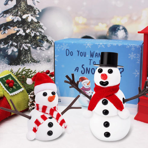 RINOLY Build a Snowman Kit,Christmas Crafts for Kids,Christmas Stocking Stuffers -3Pack...
