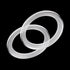 Unifizz 2Pcs Car Speaker Spacer Ring Mounting Spacer Plate Transparent Acrylic 78mm ID for 3.5 Inch...
