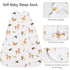 david's kids Micro Fleece Baby Sleep Sack 0-6 Months, Soft Baby Wearable Blankets with 2-Way Zipper, 2 Pack Sleeping Bags for Infant Newborn Boys ...