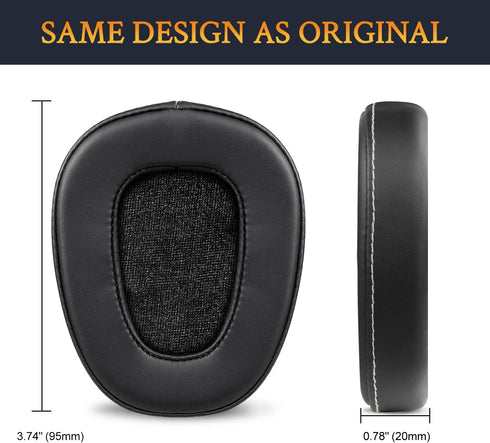 SOULWIT Earpads Replacement for Skullcandy Crusher Wired (Crusher 1.0) Over Ear Headphones(Do Not Fit Crusher 2.0/360/ANC/Evo/Wireless, Hesh), Ear...