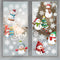 9 Sheet Christmas Window Clings Snowman Window Decals Christmas Snowflake Stickers Let it Snow Winter Window Glass Decor for Kids Christmas Holida...