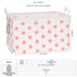 Sea Team Collapsible Canvas Fabric Storage Basket with Handles, Rectangle Waterproof Storage Bin, Box, Cube, Foldable Shelf Basket, Closet Organiz...