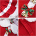 Dog Christmas Dress Costume Pet Santa Claus Clothes Velvet Dresses Puppy Winter Cold Weather Coat Xmas Holiday Outfit Kitty Clothing Red Skirt App...
